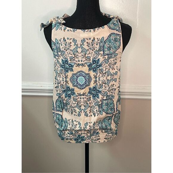 NWT Maurices Surplice Bubble Hem V-Neck Tank Top Size X-Small - Picture 3 of 8